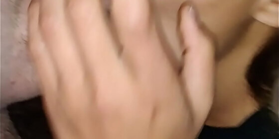 dirty brown skin slut swallowing my entire cock