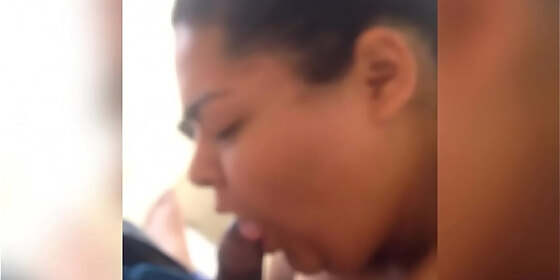 fat bitch sucking cock