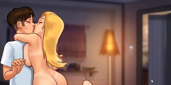 sex with blonde busty summertime saga
