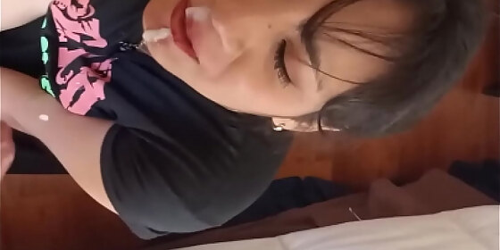 cute brunette wants milk short