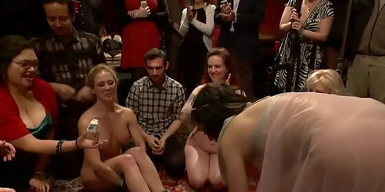 food fetish in bdsm orgy party
