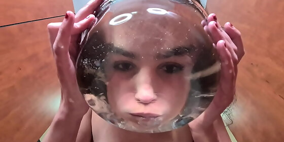 pisswhore swallows her own piss after washing her face with it