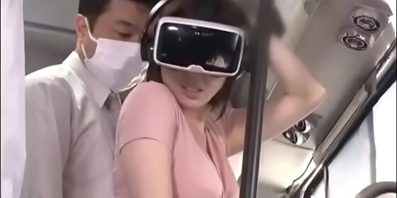 cute asian gets fucked on the bus wearing vr glasses 2 har 064