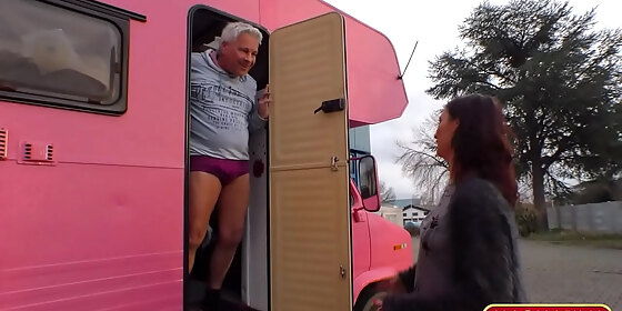 tattooed doll gets mouth fucked in the van