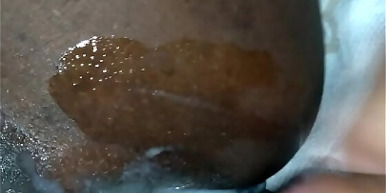 crown negona anal cumming on the hair