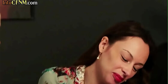 cfnm classy dominas suck and jerk cock in group session