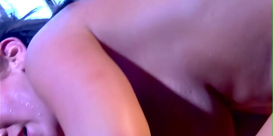 busty glamcore babe in fishnet panties pussy pounded in duo