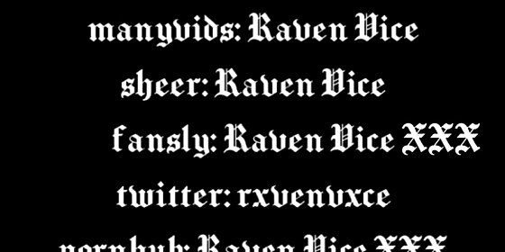 raven vice raven in heaven
