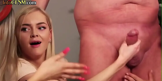 cfnm femdom group of babes and milfs suck lucky dude cock