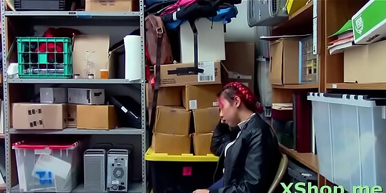 dishy darling kimberly chi gets lanced by big packing monster