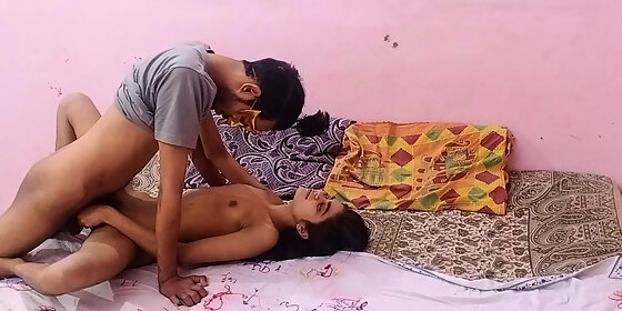 Next Door Indian Girl Fucked Hard With Her Cousin Desi Cock HD SEX Porn Video