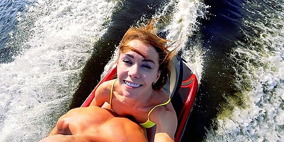 public anal ride on the jet ski in the city centre 2 mia bandini
