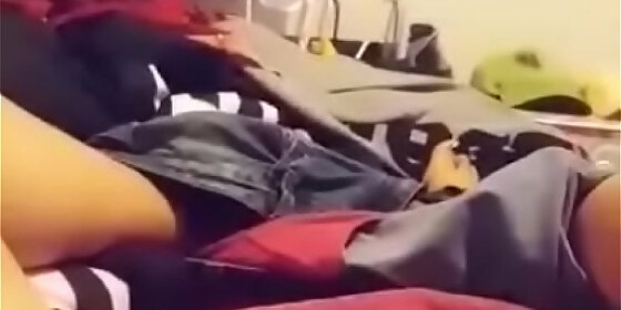 latina girl fingering her hair pussy