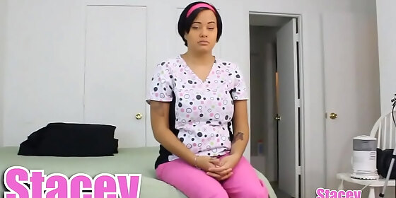 thick nurse pov fucked before work