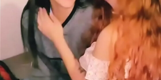 friends kiss for the first time