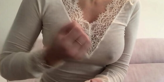 sexy girl nails fetish and masturbation to orgasm secretred