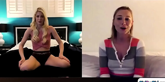 seperated gfs masturbate pussy on webcam