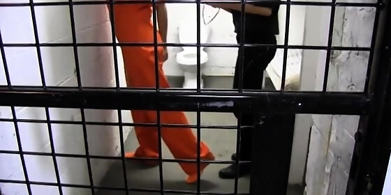 sexy prisoner gets a thorough cavity search