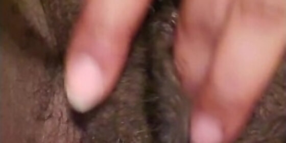 fingering my hairy fat pussy until i cum