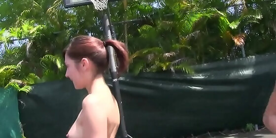 teens hazed nude outdoors