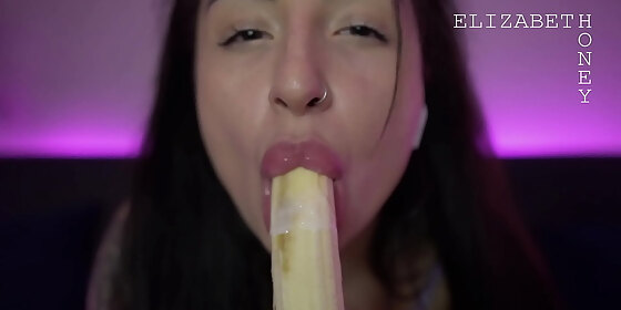 dirty talk and banana play fetish