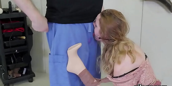 foxy teenie was taken in anus madhouse for awkward therapy