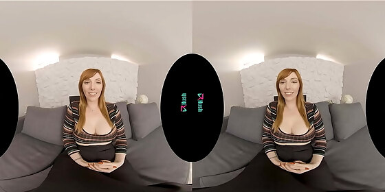 vrhush vr casting couch with busty redhead lauren phillips