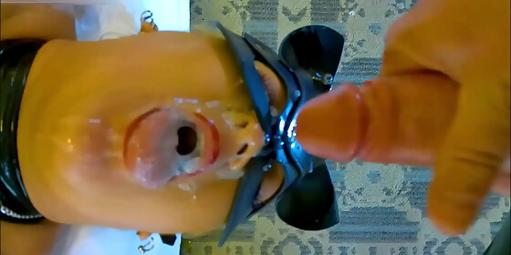 backside throat fuck and cum shot part 3