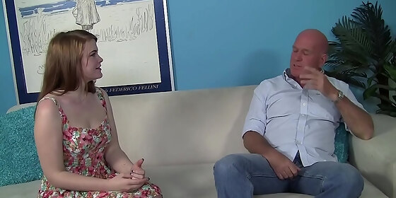 innocent looking cutie fucked by an older man