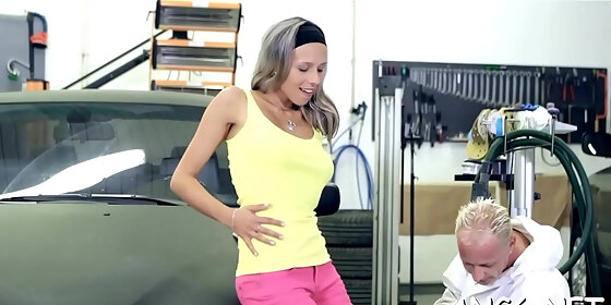 tempting maid tracy in enjoyable sex