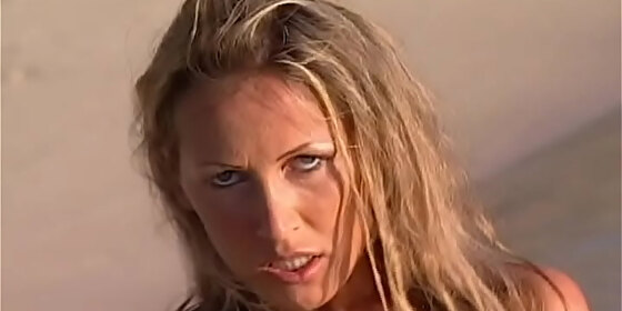 mandy bright gets anal interracial sex in the beach