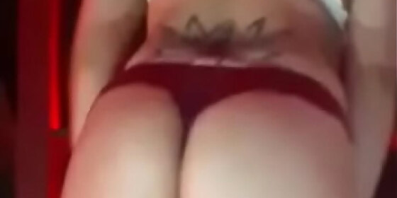 dancing and taking off her clothes