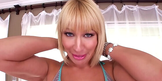 mellanie monroe cougar milf big cock pov blowjob and cum