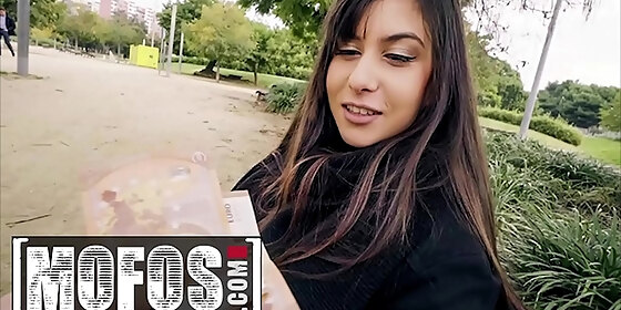slutty teen anya krey ass fucked out in public for some extra money mofos