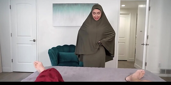 hyjabporn hijab stepmom lilly hall learns how to pleasure