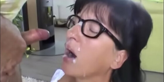 slutty german mom craves cock in her dripping pussy and lots of cum on her face extra cut