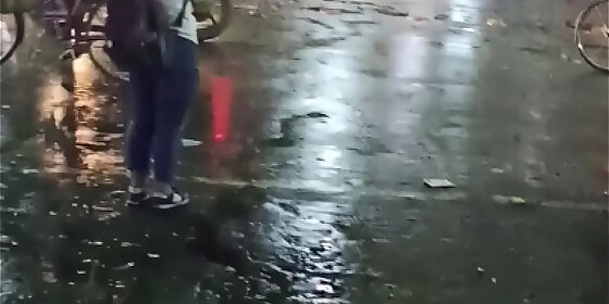 dick out in a public street