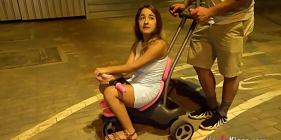 midget babe muequita enfadada is hornier than ever and wants a hard drilling