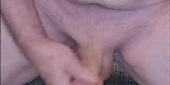 me stroking my cock to a creamy load of cum