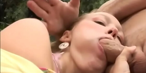 naughty blonde in cute lingerie caresses her pussy with a vibrator and then rides a big hard cock