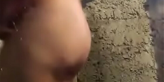 mexican mature bathing and fingering herself