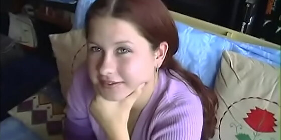 young redhaired british s cathryn has got distinguished linguistic skills