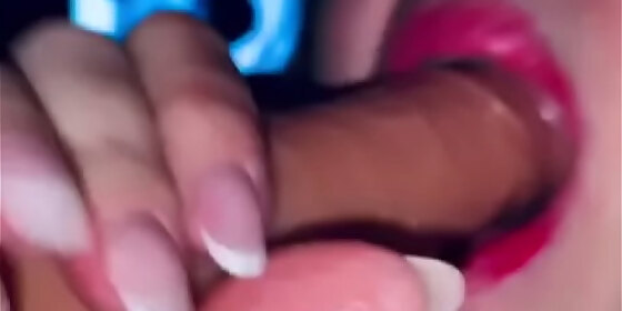 sucking dildo