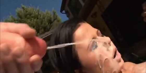 non stop cumming bukkake facial gangbang
