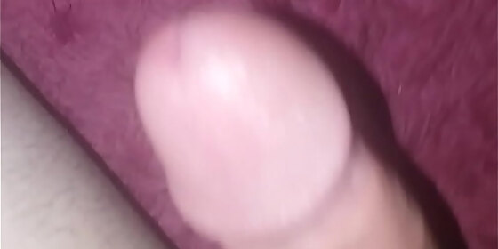 caressing my oiled dick and cumming on my sex dolls tits
