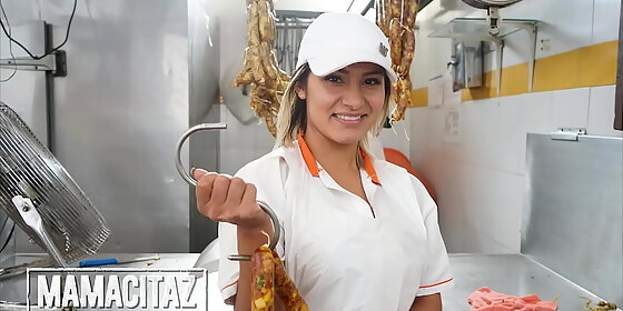 carnedelmercado camila santos cristian cipriani logan salamanca horny big ass latina babe gets shared between two hard cocks