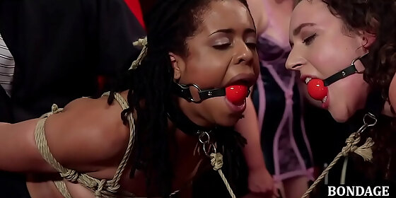 bondage sluts fisted and assfucked in group