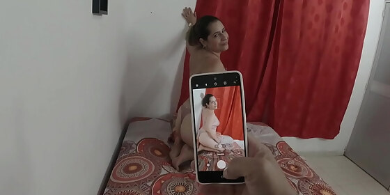 my stepsister convinces me to fuck her pussy and record content with her