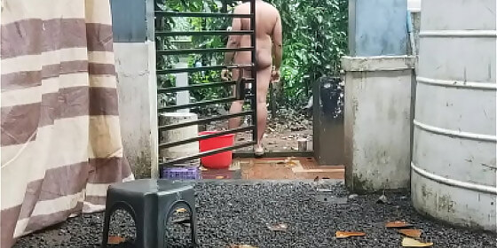naked indian boy in forest