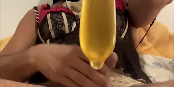 piss in condom drinking